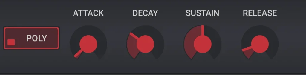 Elastic OSC envelope and voice controls